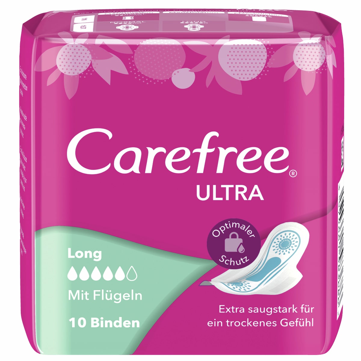 Carefree Binden ultra long 10St