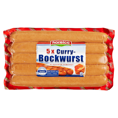 Hareico Curry Bockwurst 900g