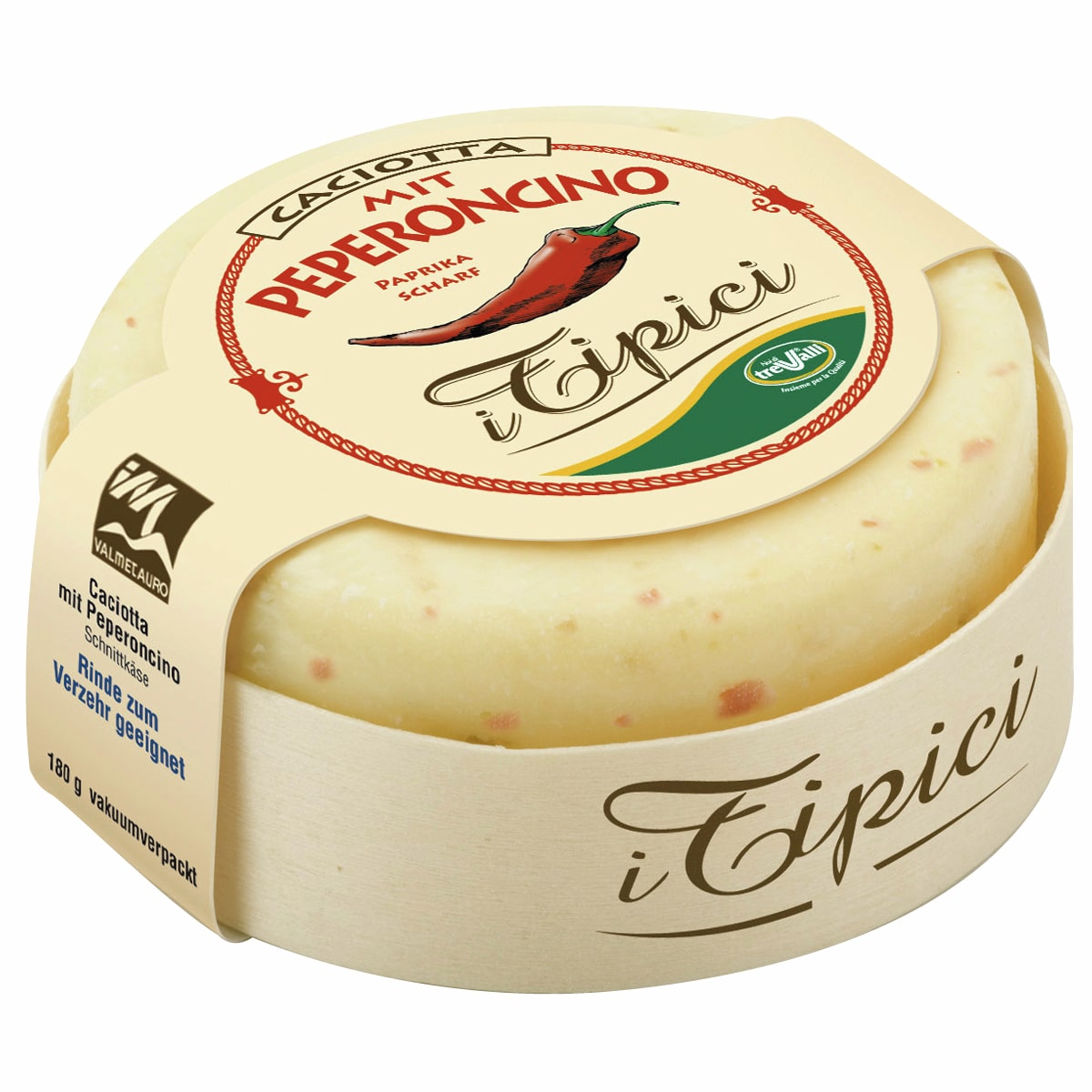 treValli Caciotta al Peperoncino 180 gr.