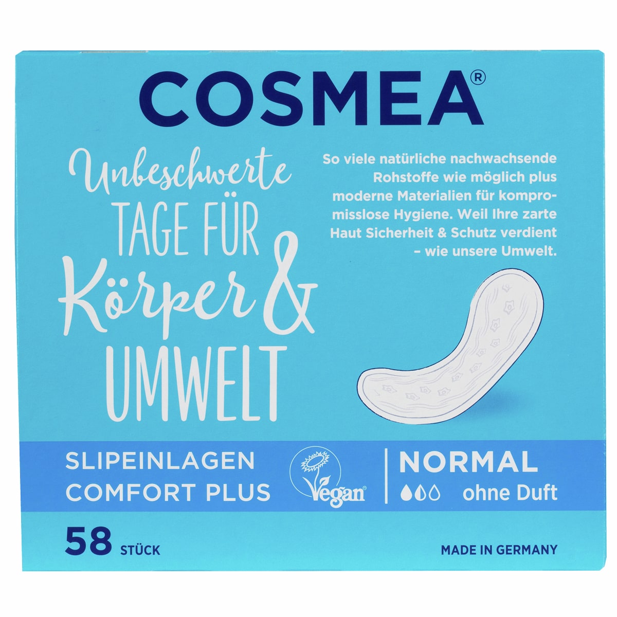 Cosmea Slipeinlagen Normal ohne Duft 58St