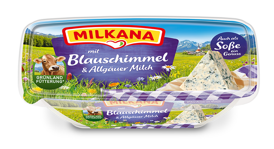 Milkana Schmelzkäse Cremig Blauschimmel 190g
