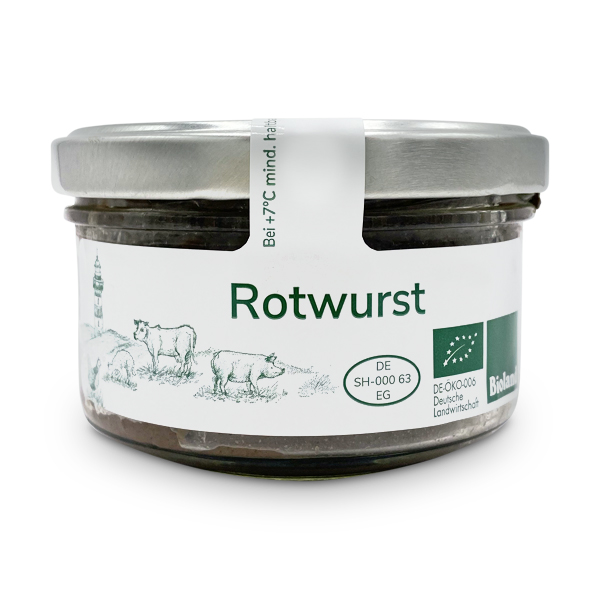 Rotwurst im Glas (ca.160)