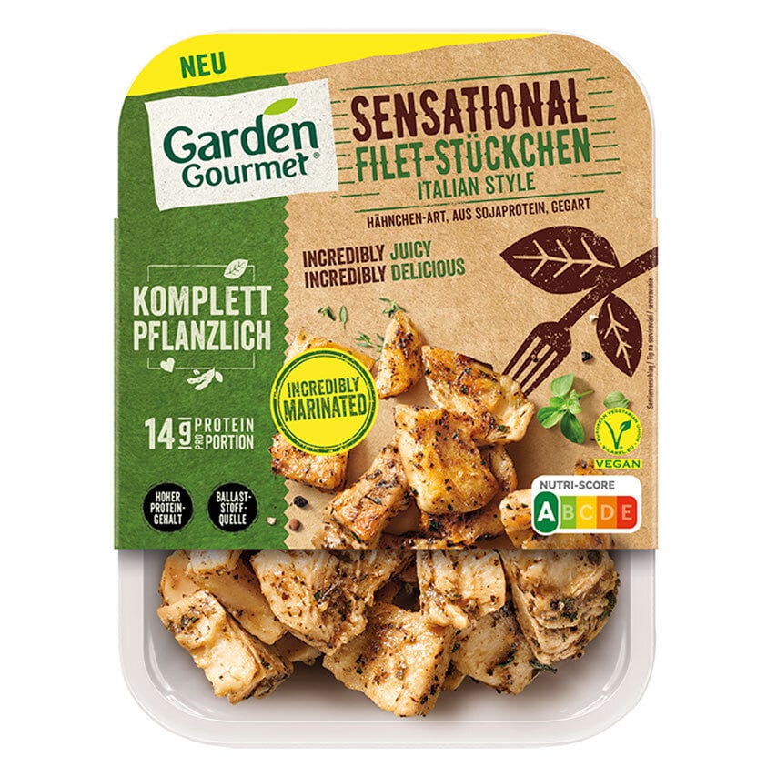 Garden Gourmet Sensational Filet Stückchen Italian Style vegan 160g