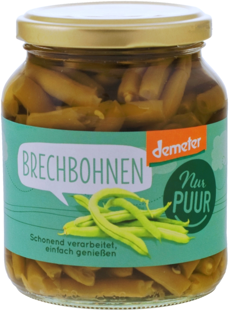 Brechbohnen Bio
