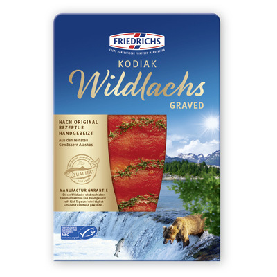 Kodiak Wildlachs smoked frisch