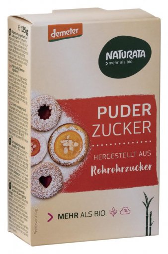 Puderzucker aus Rohrohrzucker Bio