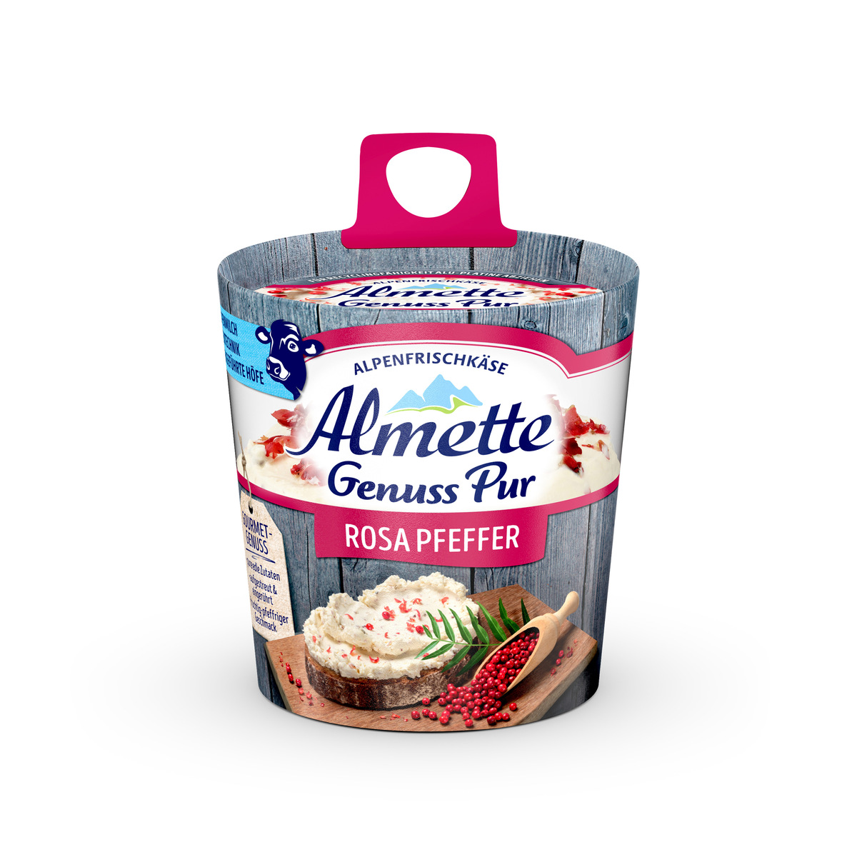 Almette Alpenfrischkäse Rosa Pfeffer 125g