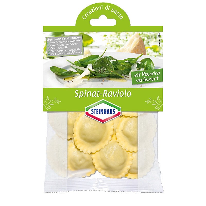 Steinhaus Spinat-Raviolo 200g