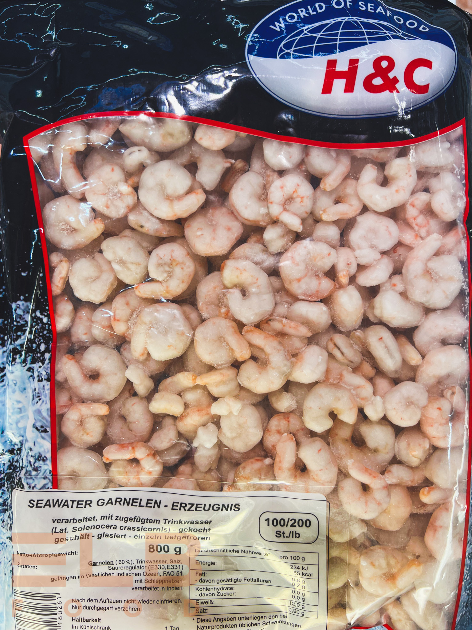 Cocktail-Schrimps gekocht 200/300 (1kg)