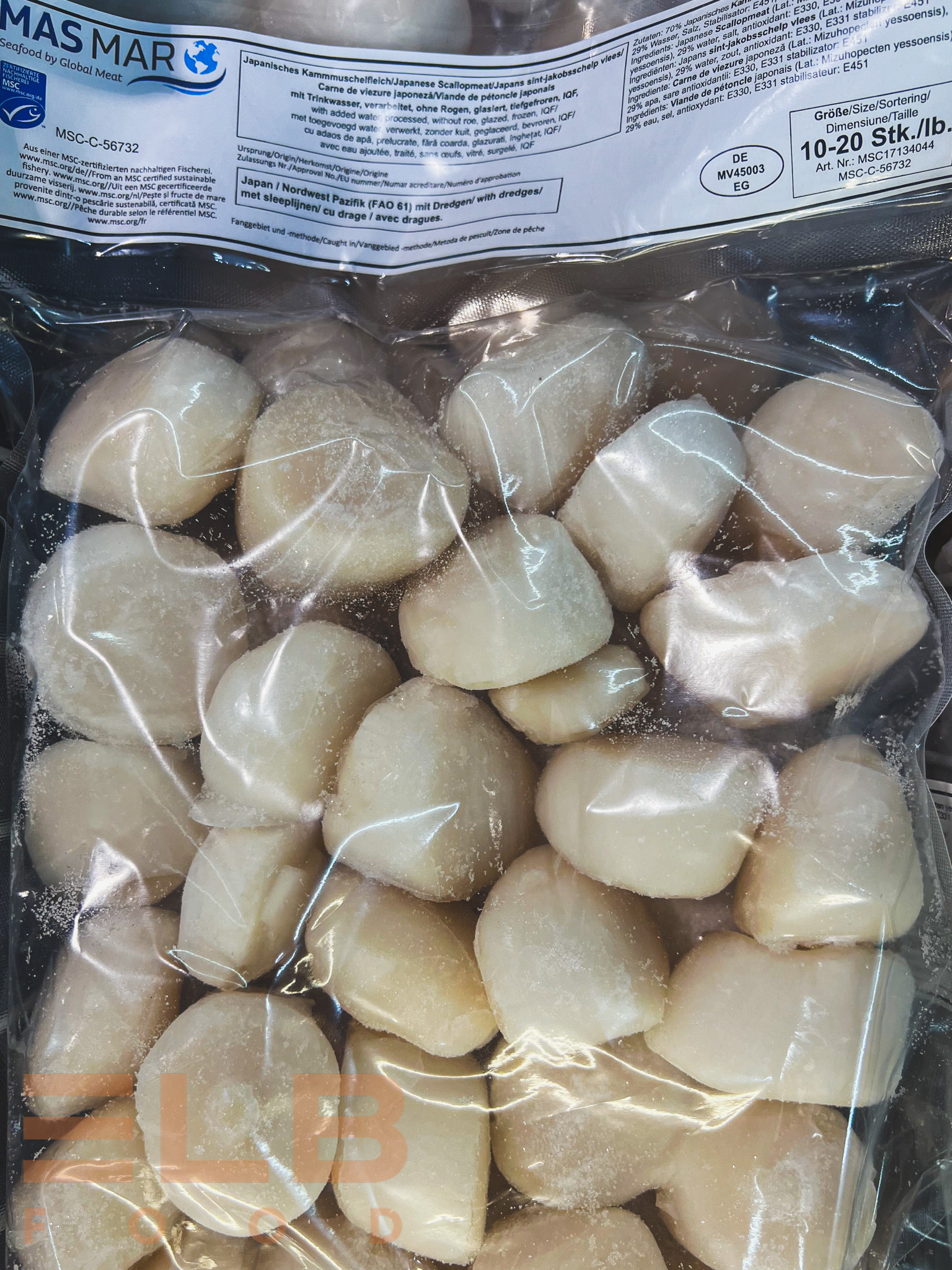 Jacobsmuscheln TK (1kg)