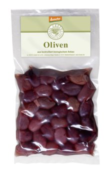 Kalamata Oliven natur mit Stein Bio