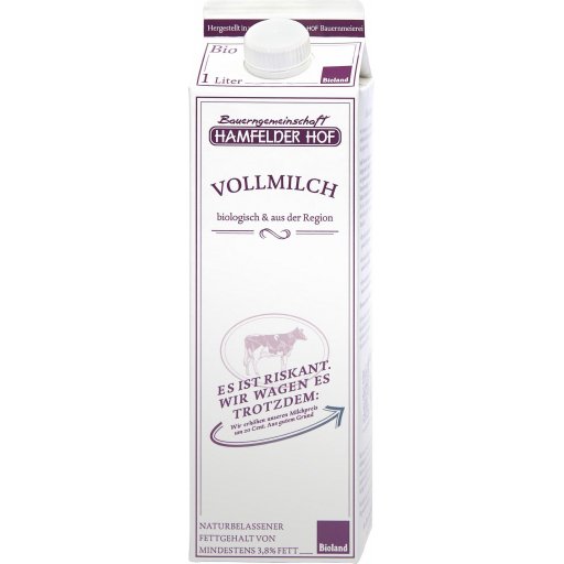 Hamfelder Hof Vollmilch 3,8% Bio