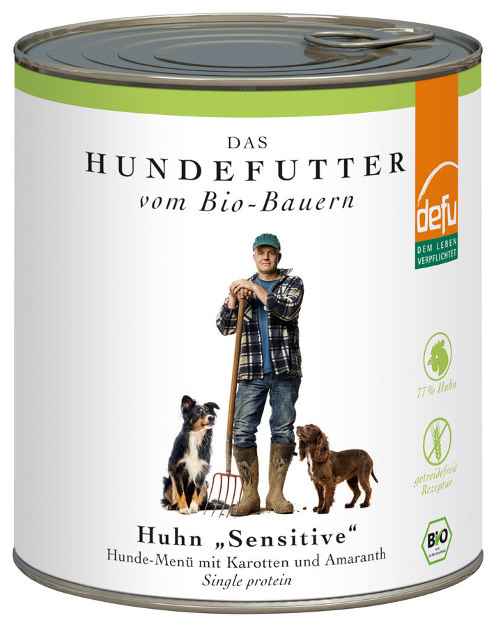 Hundefutter Huhn "Sensitive" Bio