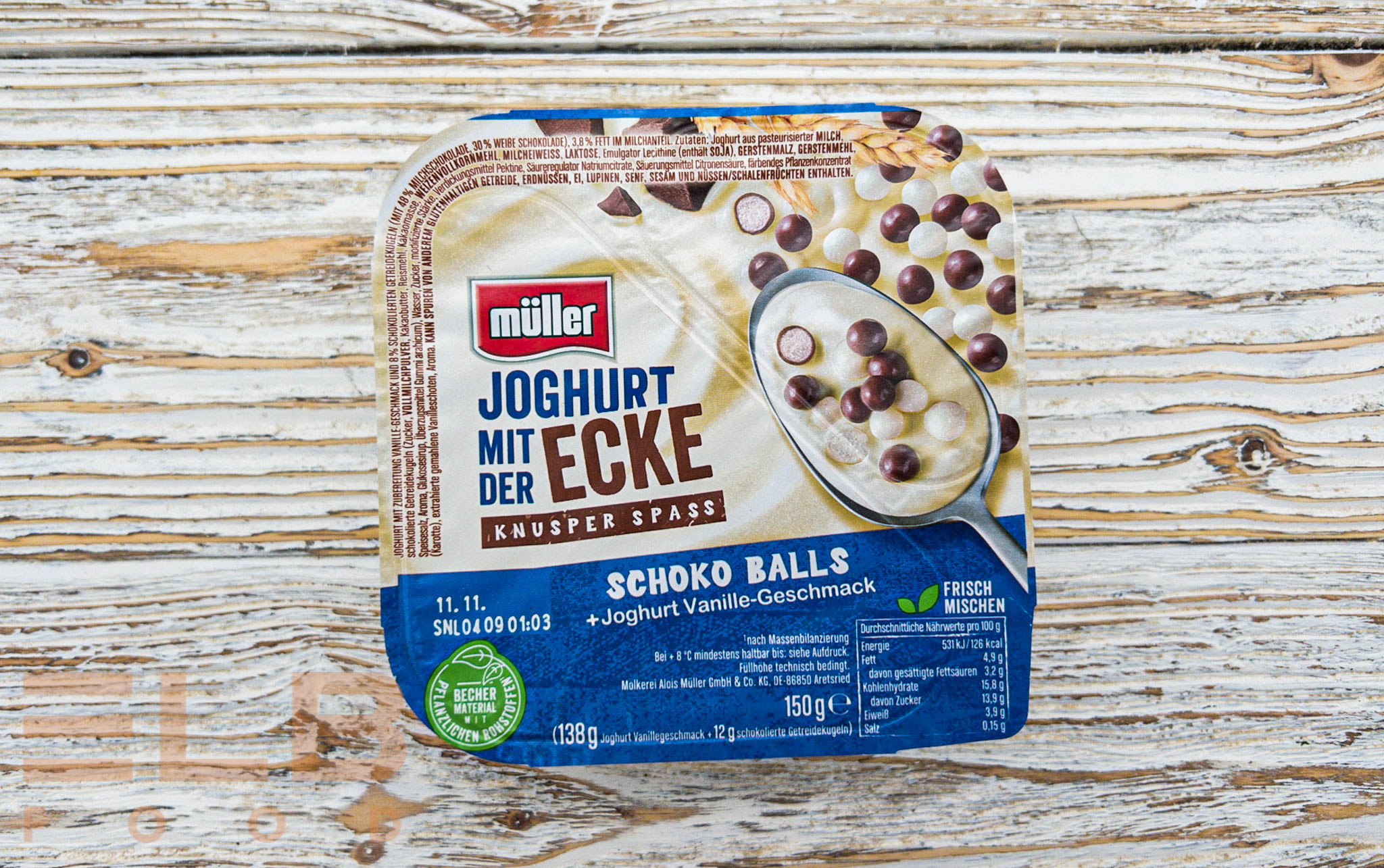 Müller Knusperjoghurt Schokoballs 150g