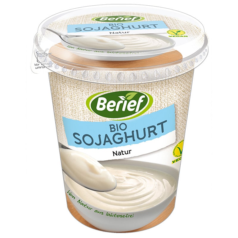 Berief Soja Joghurt Natur frisch 500g