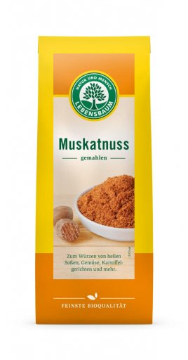 Muskatnuss gemahlen Bio