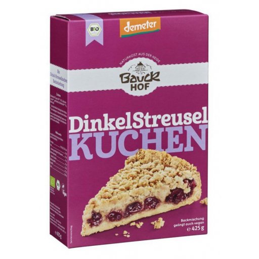 Dinkel Streuselkuchen - Backmischung Bio