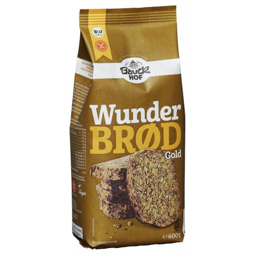 Wunderbrot Gold, glutenfrei Bio