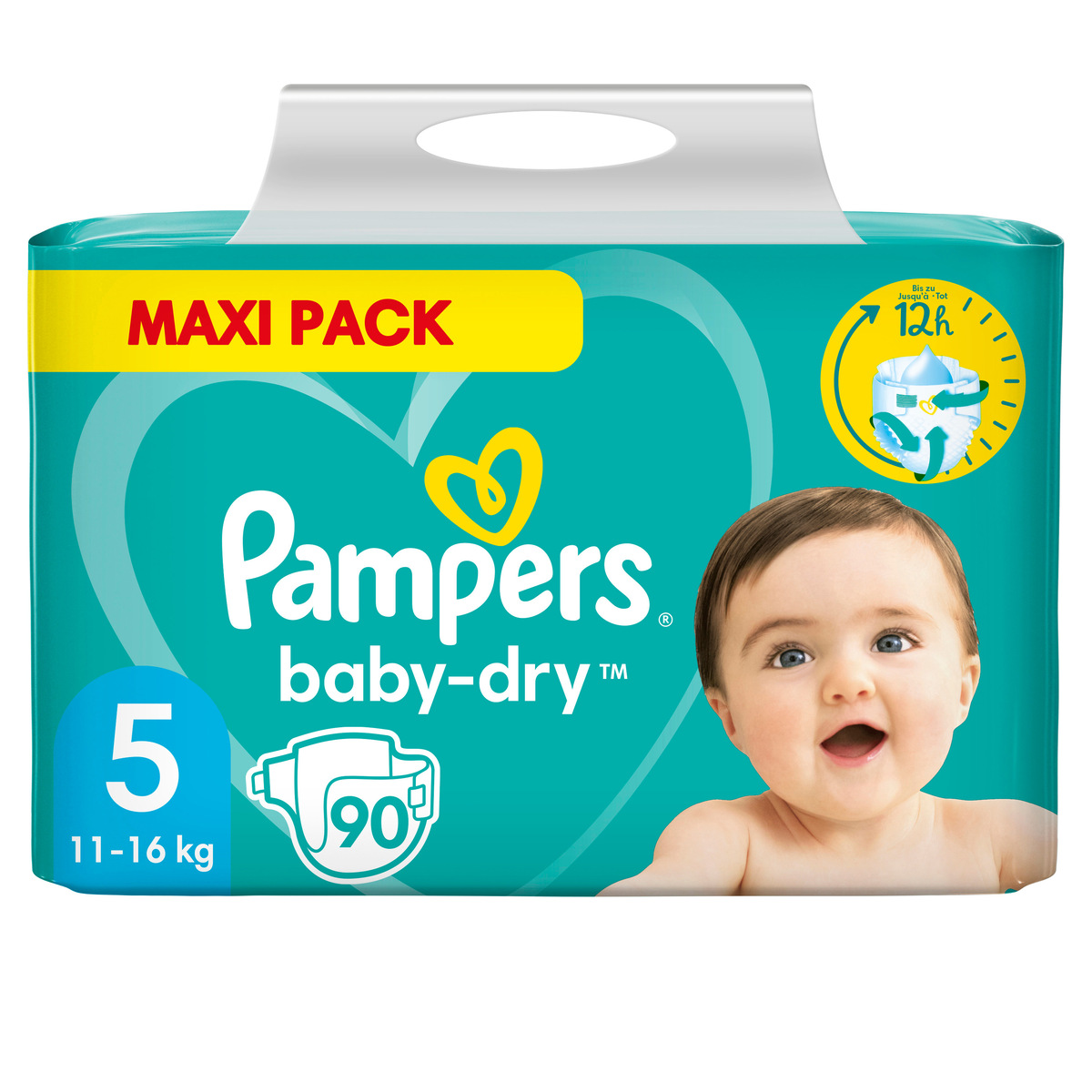 Pampers Baby Dry Gr.5 Junior 11-16kg Maxi Pack 90St