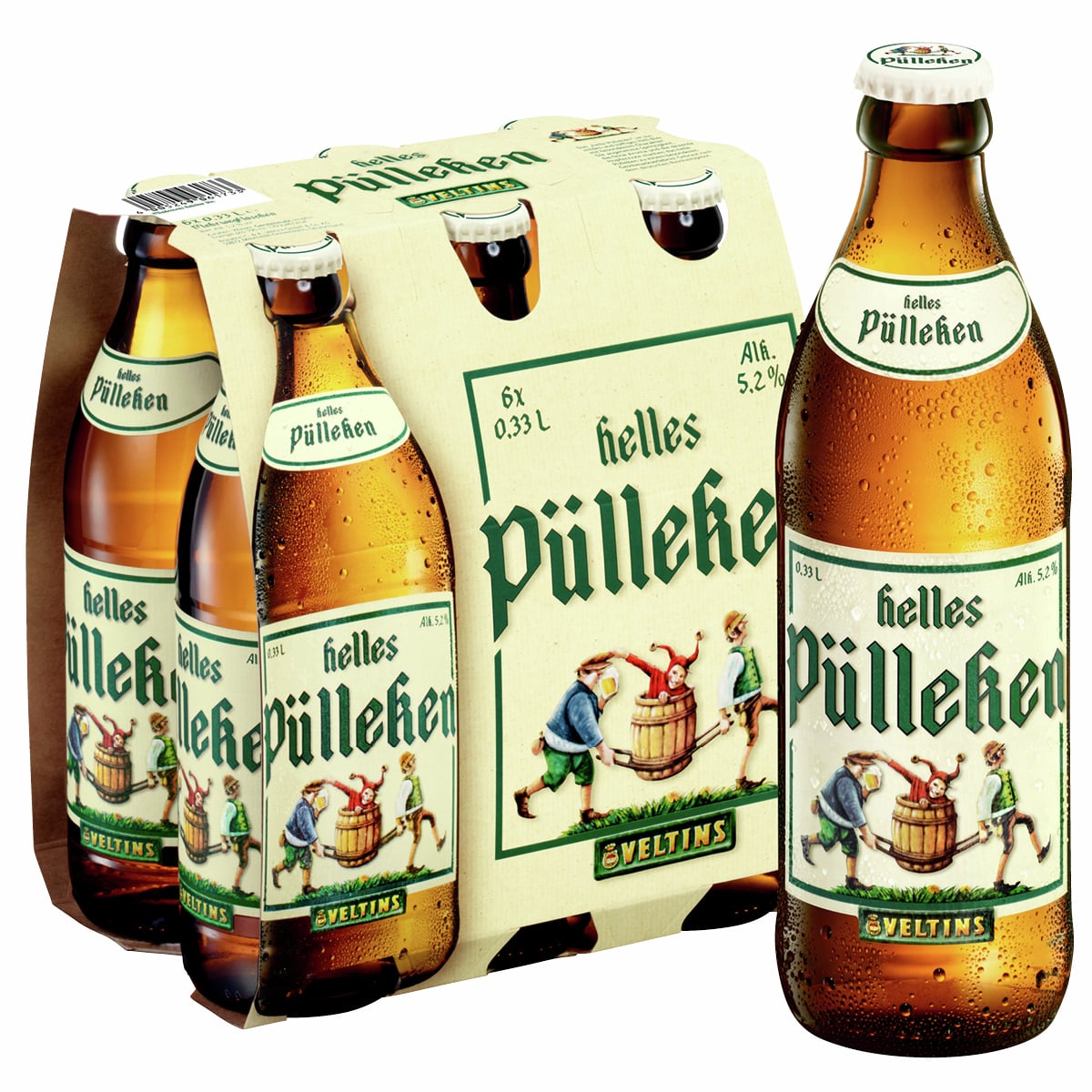 Helles Pülleken 6 x 0.33 L