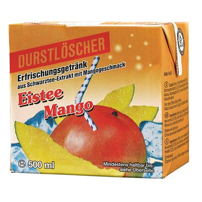 Durstlöscher Eistee Mango 12 x 0,5L