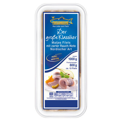 Matjesfilets mit zarter Rauch-Note frisch