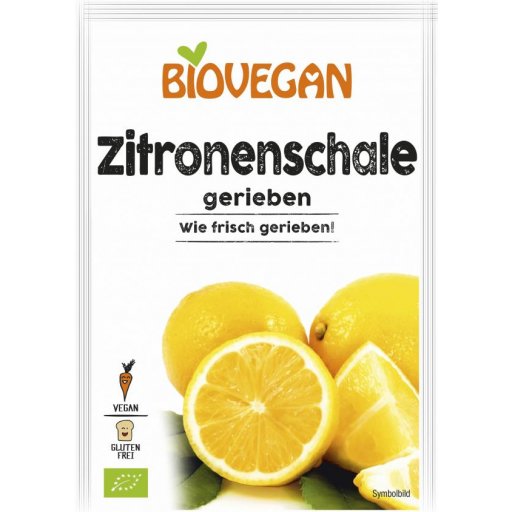 Zitronenschale gerieben Bio