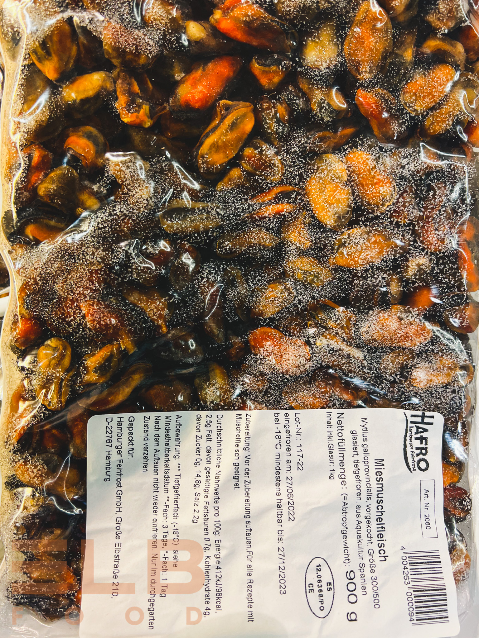 Muschelfleisch TK (1000g)