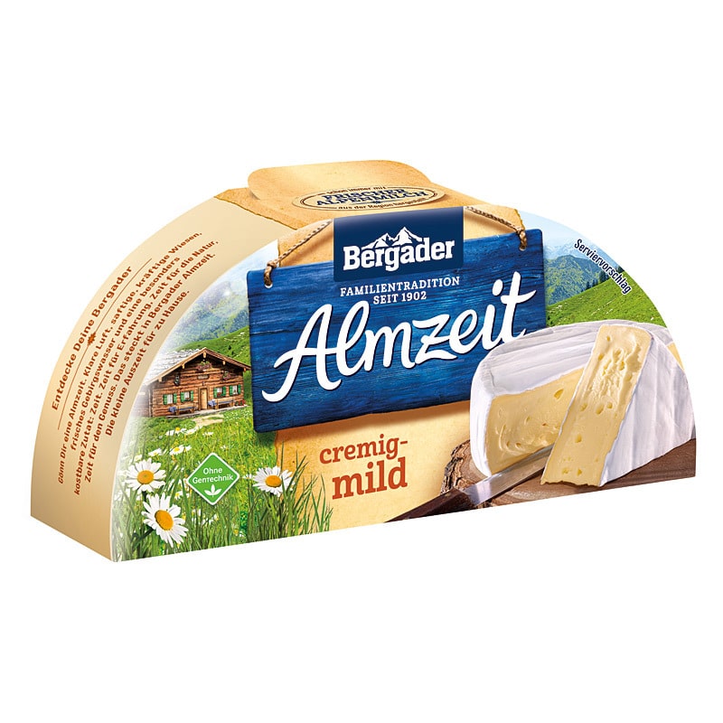 Bergader Almzeit cremig-mild 72% 175g