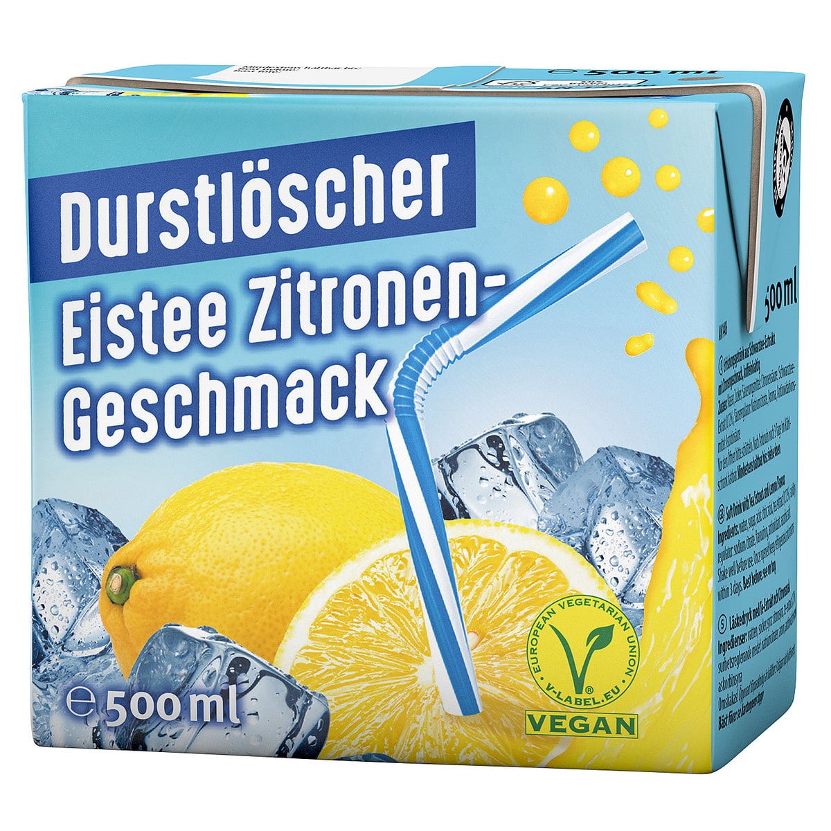 Durstlöscher Eistee Zitrone 12 x 0,5L