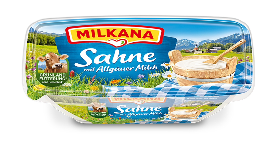 Milkana Schmelzkäse Sahne 190g