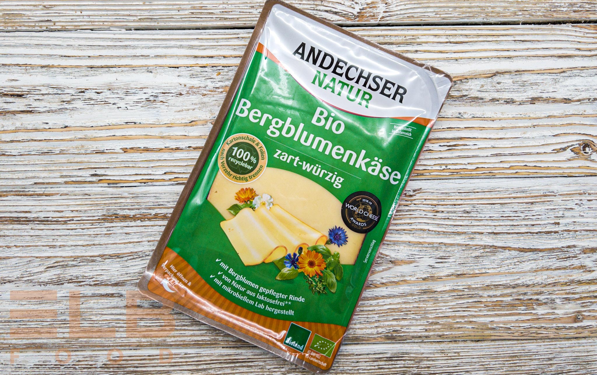 Andechser Bergblumenkäse in Scheiben Bio