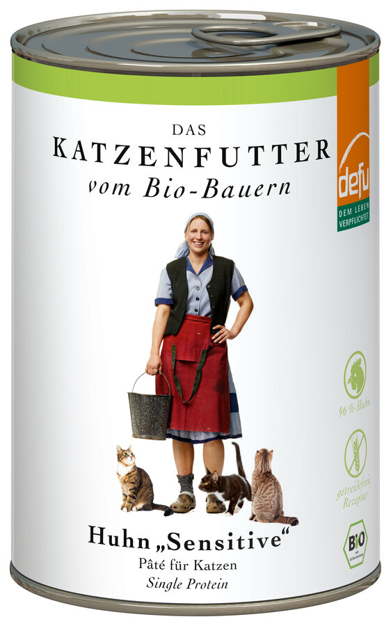Katzen Nassfutter Huhn Bio