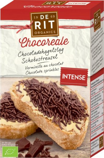 Chocoreale Schokostreusel, Intense (Zartbitter) Bio