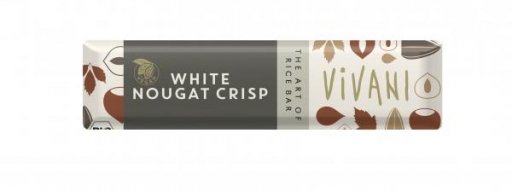 White Nougat Crisp Riegel - Rice-Choc Bio