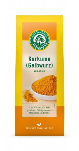 Kurkuma, gemahlen Bio